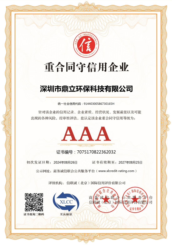 重（chóng）合同守信用企業